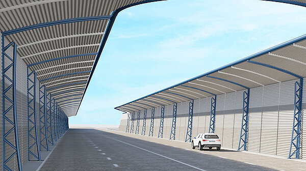 Starke Lärmschutzwände von Schütte Aluminium
