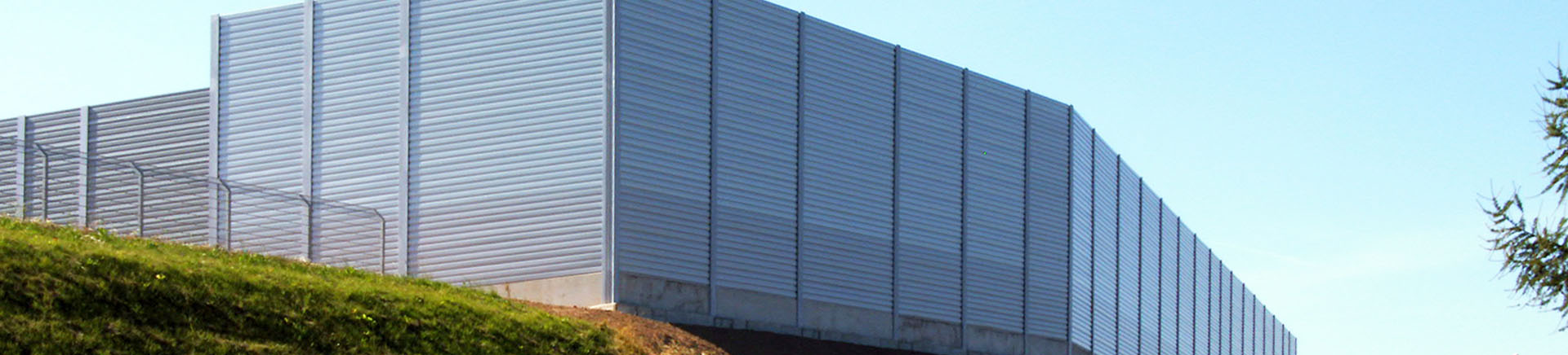 Noise protection cladding - Noise protection wall inside & outside - Schütte Aluminium