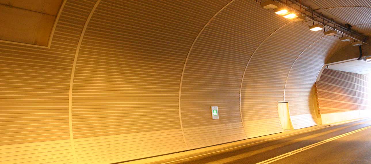 Vorsatzschale für Tunnel & Unterführungen – Schütte Aluminium