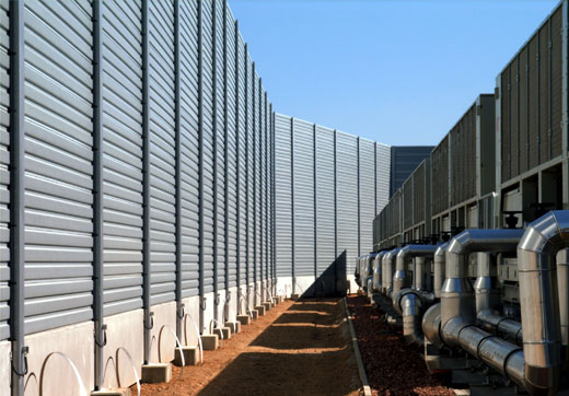 Schallschutzwand für die Industrie