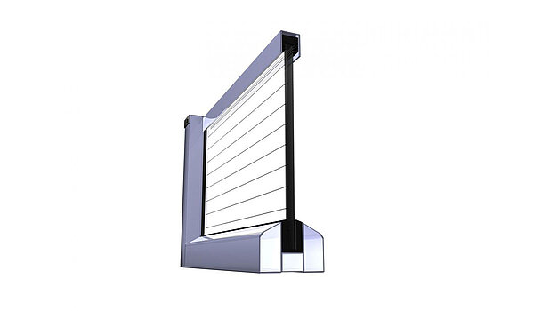 Schütte Aluminium Lärmschutzwand aus Glas